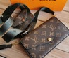 Женская сумка Louis Vuitton коричневая 17х10