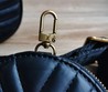 Женская сумка Louis Vuitton черная 19х13
