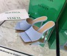 Босоножки Bottega Veneta голубые