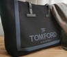 Женская сумка Tom Ford черная 37x17