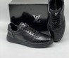 Мужские кроссовки Louis Vuitton 2021-2022 кожаные черные