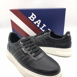 Мужские кроссовки Bally 2021-2022 черные с белой подошвой