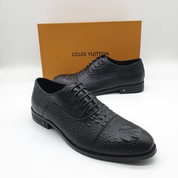 Мужские туфли Louis Vuitton 2021-2022 черные