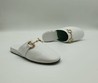 Женские шлепанцы Gucci белые