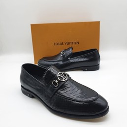Мужские туфли Louis Vuitton 2021-2022 черные