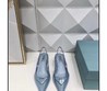 Женские туфли Prada голубые