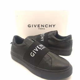 Кеды Givenchy 2021-2022 кожаные черные с белой подошвой