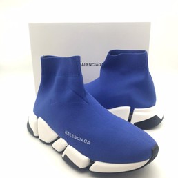 Кроссовки высокие Balenciaga 2021-2022 синие