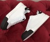 Женские кроссовки Dolce & Gabbana 2021 белые с черным носом
