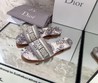 Женские шлепанцы Christian Dior 2021 серые