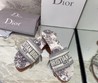 Женские шлепанцы Christian Dior 2021 серые