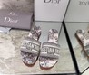 Женские шлепанцы Christian Dior 2021 серые