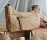 Женская сумка Prada бежевая 25x18