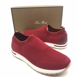 Мужские кроссовки Loro Piana 2021-2022 бордовые