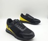 Мужские кроссовки Fendi черные с желтым