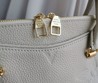 Женская сумка Louis Vuitton бежевая 35x26