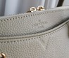 Женская сумка Louis Vuitton бежевая 35x26