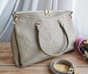 Женская сумка Louis Vuitton бежевая 35x26