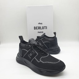 Кроссовки мужские Berluti 2021-2022 черные