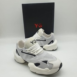 Мужские кроссовки Yohji Yamamoto 2021-2022 серые с белым