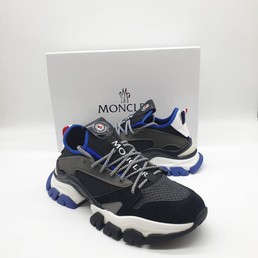 Мужские кроссовки Moncler 2021-2022 черные с серым