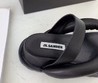 Кожаные сандалии Jil Sander черные