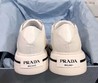 Кеды кожаные Prada 2021 белые