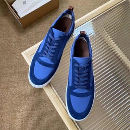 Кеды мужские Loro Piana голубые с синим