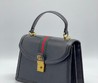 Женская сумка Gucci 25х18 серая