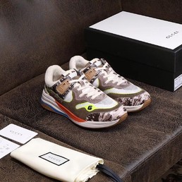 Мужские кроссовки Gucci Ultrapace Sneaker бежевые