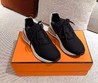 Женские кроссовки Hermes черные