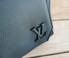 Мужская поясная сумка Louis Vuitton черная 27x17