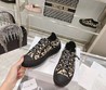 Женские кеды Christian Dior черные с бежевым