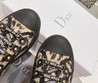 Женские кеды Christian Dior черные с бежевым