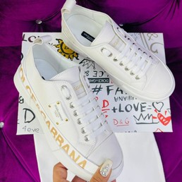Женские кеды Dolce & Gabbana белые