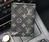 Обложка для паспорта Louis Vuitton серая монограмма с лошадью