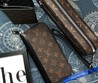 Портмоне Louis Vuitton кожаный коричневая монограмма