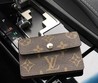 Визитница Louis Vuitton кожаная коричневая монограмма