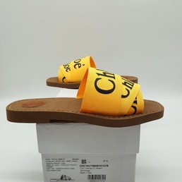 Женские шлепанцы Chloe желтые