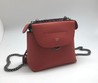 Женский мини-рюкзак FENDI кожаный красный