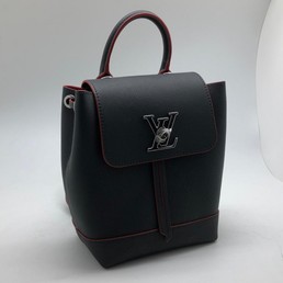 Женский рюкзак Louis Vuitton кожаный черный