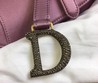 Женская сумка Christian Dior Saddle фиолетовая