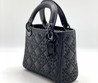 Женская сумка Christian Dior Lady кожаная черная
