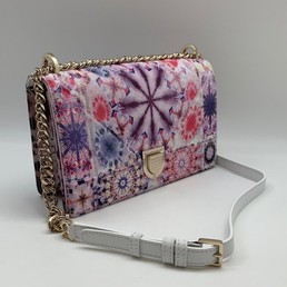 Женская сумка Christian Dior Diorama кожаная цветная