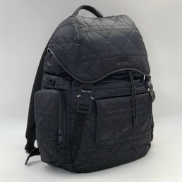 Женский рюкзак Christian Dior черный текстиль