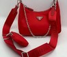 Женская сумка Prada Re-Edition 2000 красная