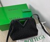 Женская сумка Bottega Veneta Point Mini кожаная черная