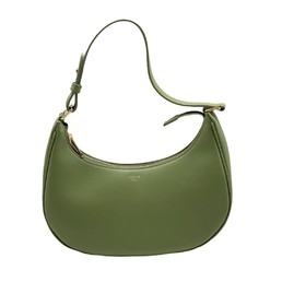 Женская сумка Celine Ava кожаная оливковая