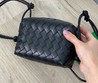 Женская сумка Bottega Veneta Loop кожаная черная