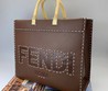 Сумка Fendi Sunshine кожаная коричневая